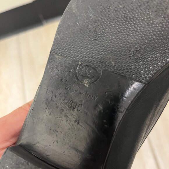 Chanel Lambskin & Patent Calfskin Black Ballet Flats - Picture 3 of 7